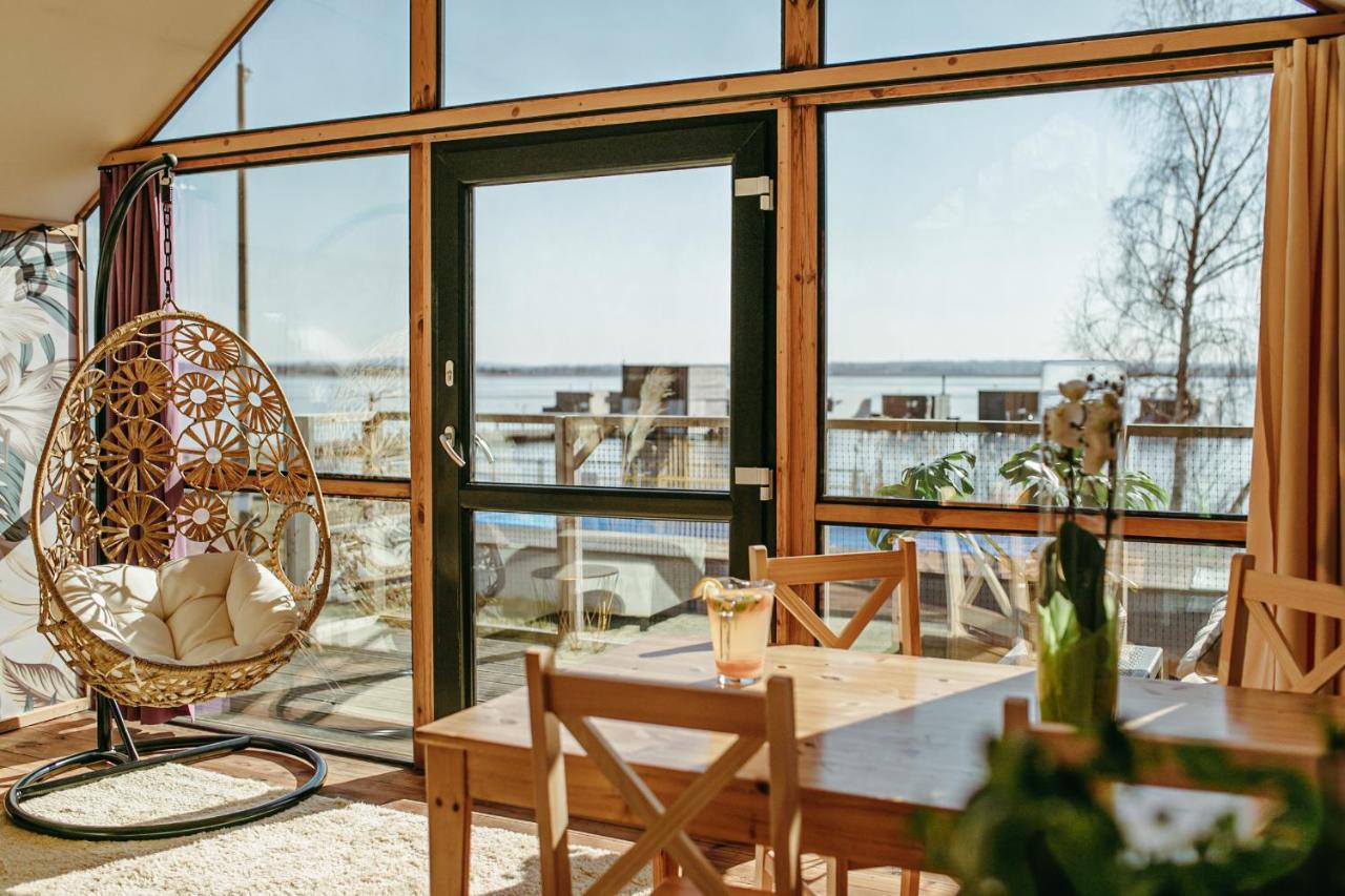 Herbals - Tree&Lake Houses With Bath, Sauna, Bikes, Motorboat Mielno  Esterno foto