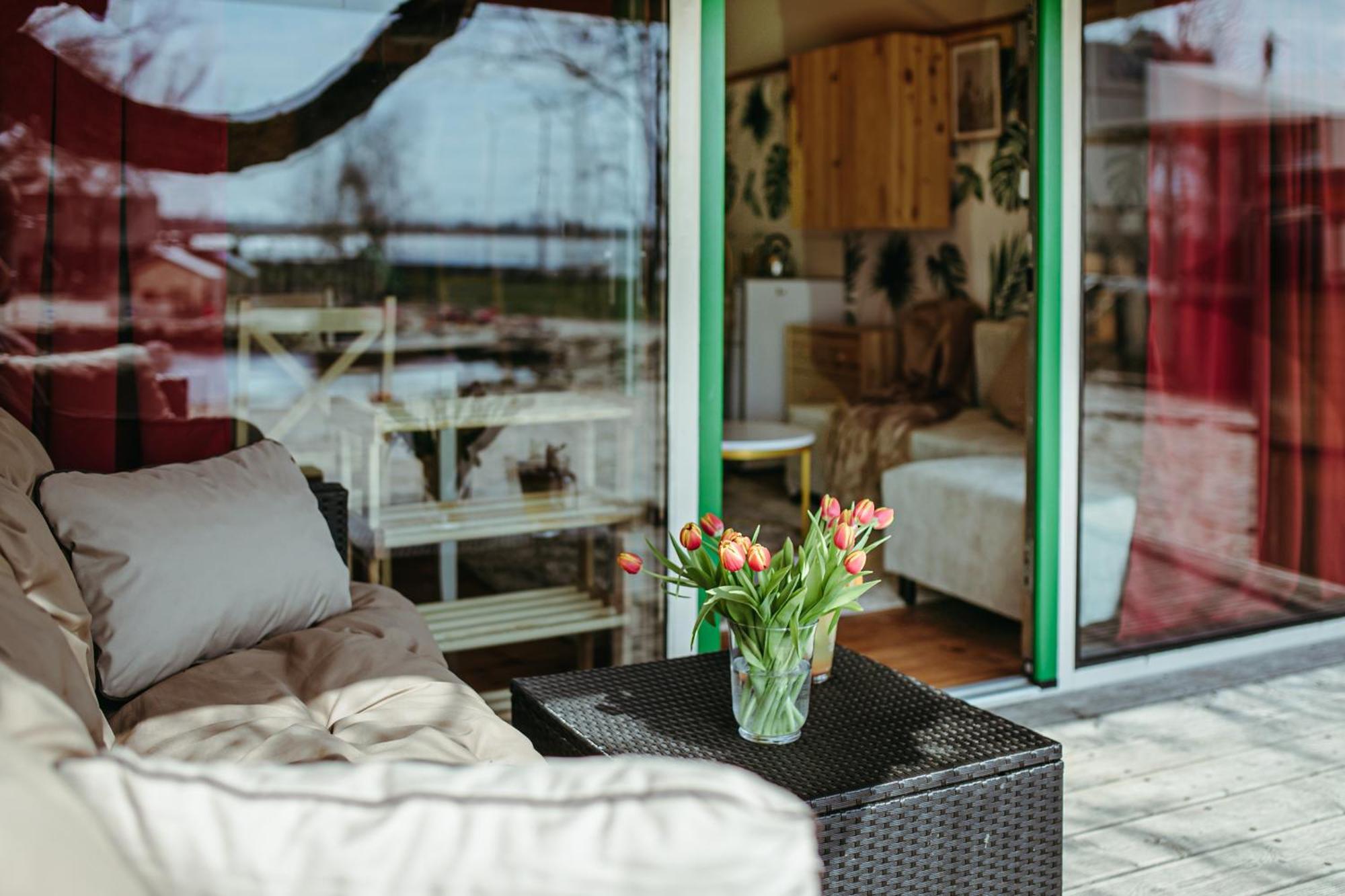 Herbals - Tree&Lake Houses With Bath, Sauna, Bikes, Motorboat Mielno  Camera foto