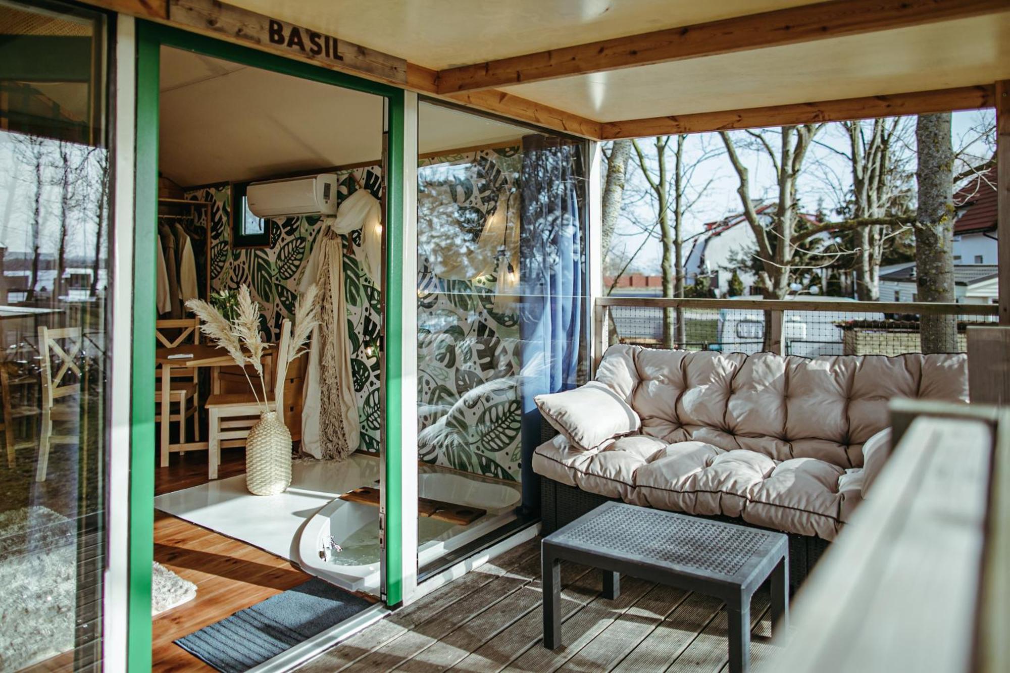 Herbals - Tree&Lake Houses With Bath, Sauna, Bikes, Motorboat Mielno  Camera foto
